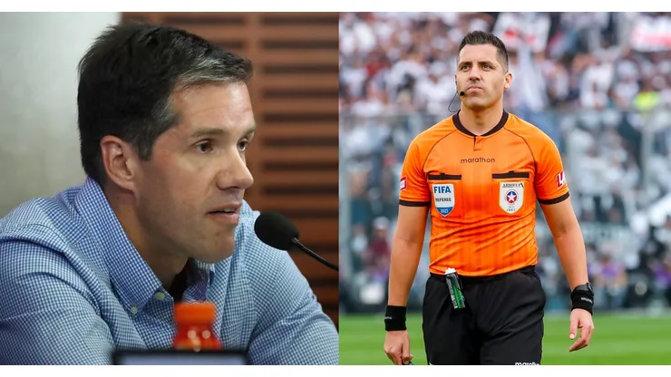 El presidente de Azul Azul se fue en picada contra el árbitro chileno.