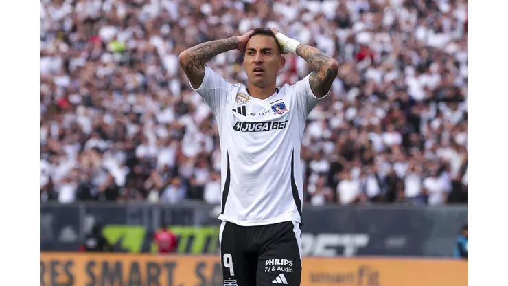 El delantero colocolino reveló el nombre del zaguero chileno que le hizo la vida imposible (Foto: Pepe Alvujar/Photosport)