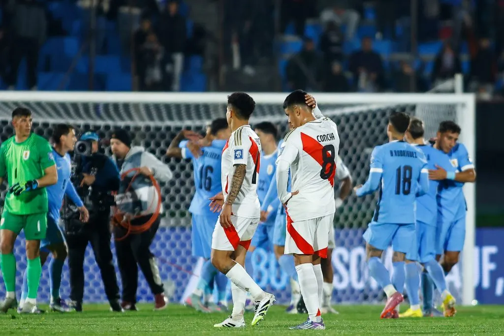 Perú cae ante Uruguay y queda eliminado para el Mundial del 2026. (Foto: Ernesto Ryan/Getty Images)