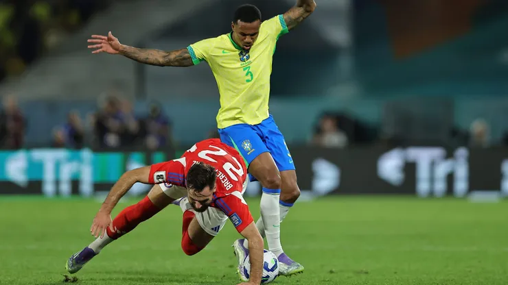 Chile se inclinó ante Brasil por la fecha 17 de las Eliminatorias. (Foto: Heuler Andrey/DiaEsportivo/Photosport)