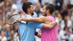 Carlos Alcaraz derrota a Novak Djokovic y está en la final del US Open. (Foto: Getty)