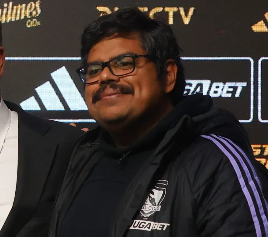 Edison Marchant, director del CSD Colo Colo en Blanco y Negro. (Foto: Photosport)