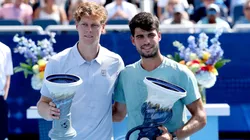 Jannik Sinner y Carlos Alcaraz jugarán la final del Abierto de los Estados Unidos. (Foto: Getty)