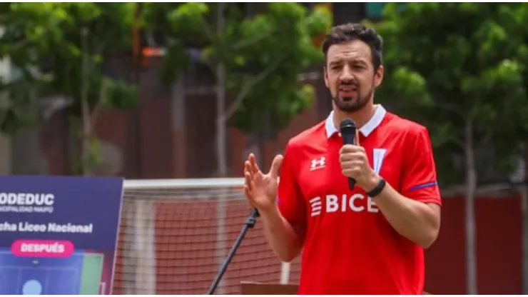 Quedó en evidencia la buena sintonía entre el alcalde y el exjugador.