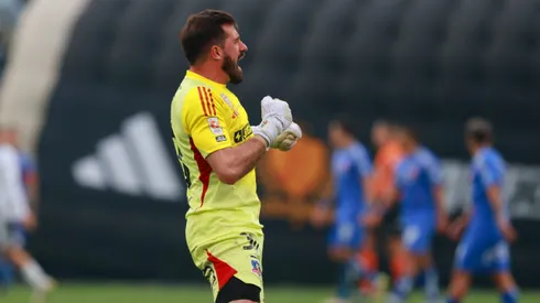 Fernando De Paul se hace viral con este festejo. (Foto: Javier Vergara/Photosport)