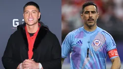 Sammis Reyes le responde a Claudio Bravo.