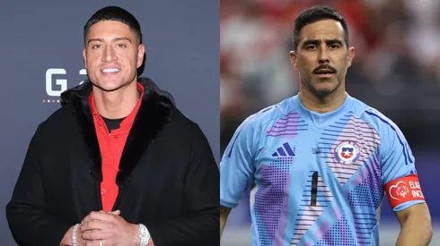 Sammis Reyes le responde a Claudio Bravo.