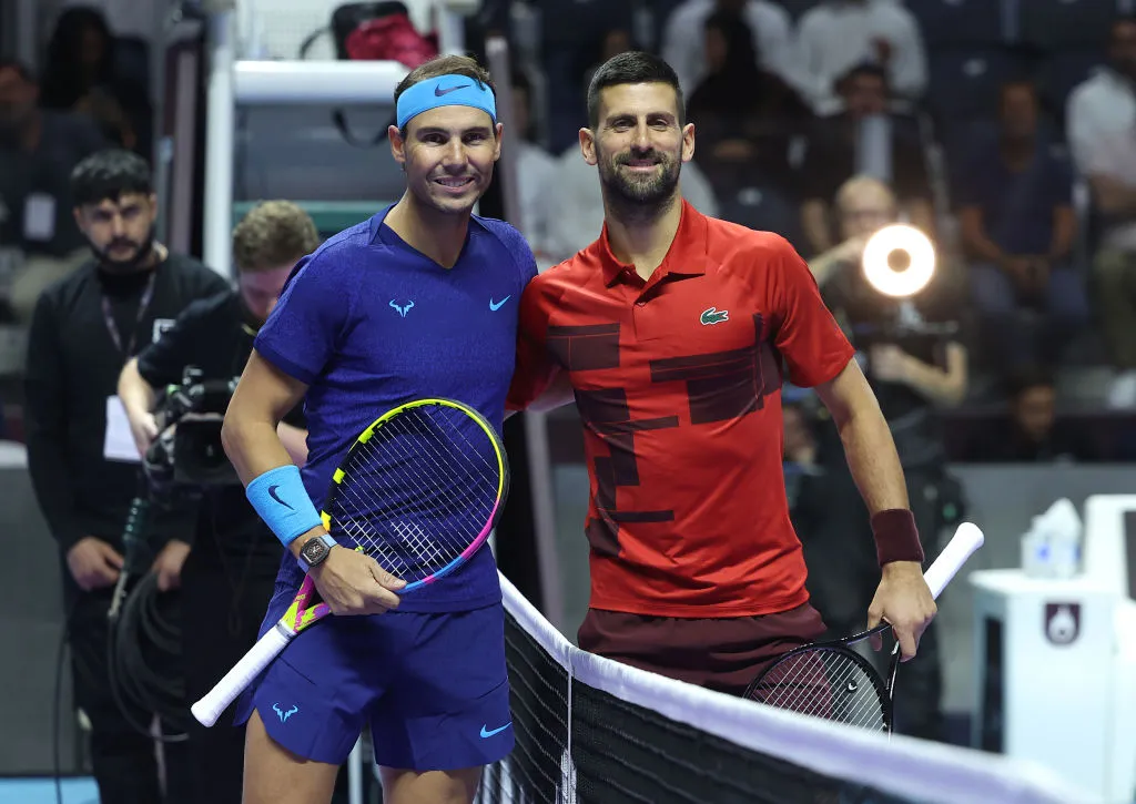 Rafael Nadal reconoció que Novak Djokovic era mejor que él en cancha dura (Getty Images).