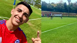 Lautaro Millán celebró su primer tanto con la camiseta de La Roja.