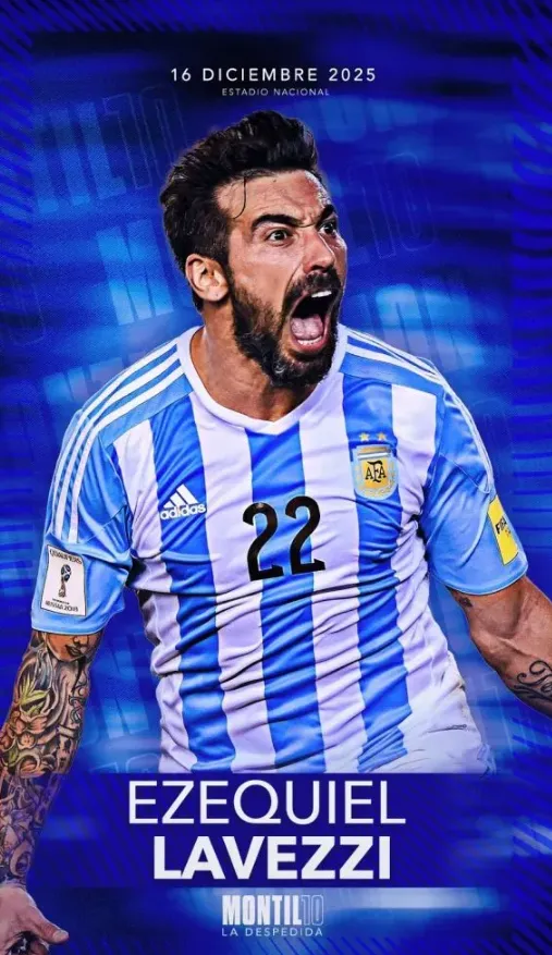 Ezequiel Lavezzi dirá presente en la despedida de Walter Montillo