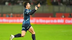 Matías Galarza le dio el triunfo a Paraguay ante Perú. (Foto: Getty)