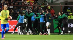 La escuadra altiplánica dio el batacazo de la jornada y se metió en el repechaje mundialista (Photo by Buda Mendes/Getty Images)