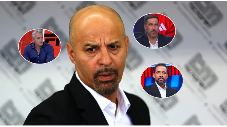 Marco Antonio Figueroa le cayó a los ex jugadores comentaristas.