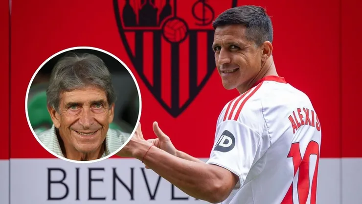 Manuel Pellegrini habla de Alexis Sánchez en Sevilla. (Foto: Sevilla/Getty)