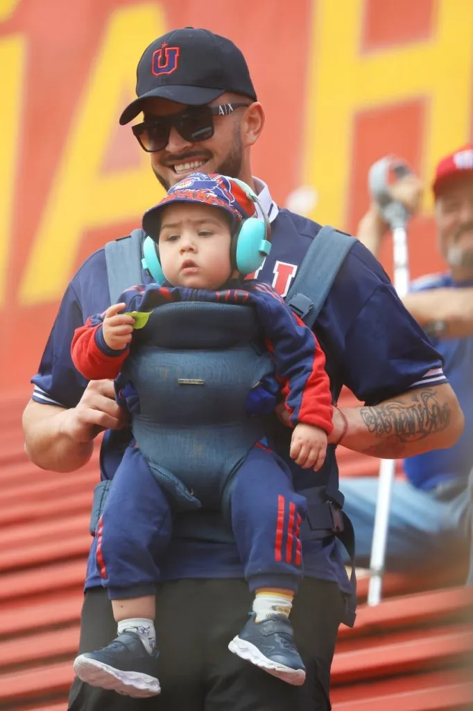 Leandro Cañete apoyó a Universidad de Chile en la Supercopa contra Colo Colo. (Photosport)