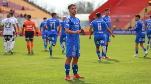 Lucas Assadi celebró la victoria de Universidad de Chile ante Colo Colo.