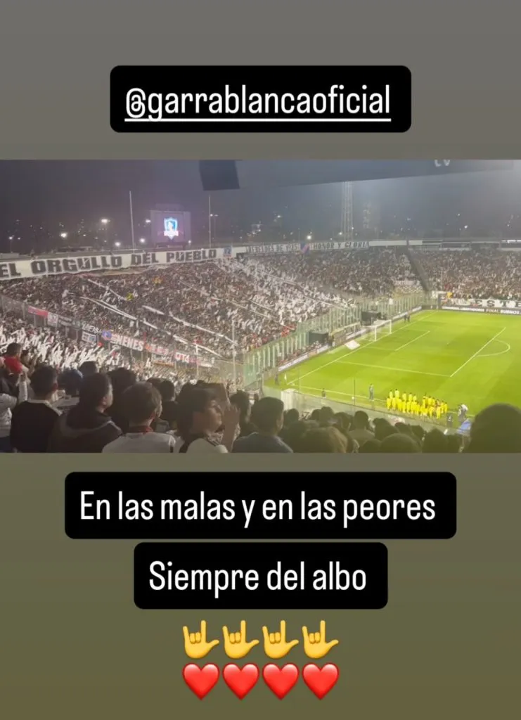 El mensaje de apoyo de Paredes al plantel del Cacique | FOTO: Instagram