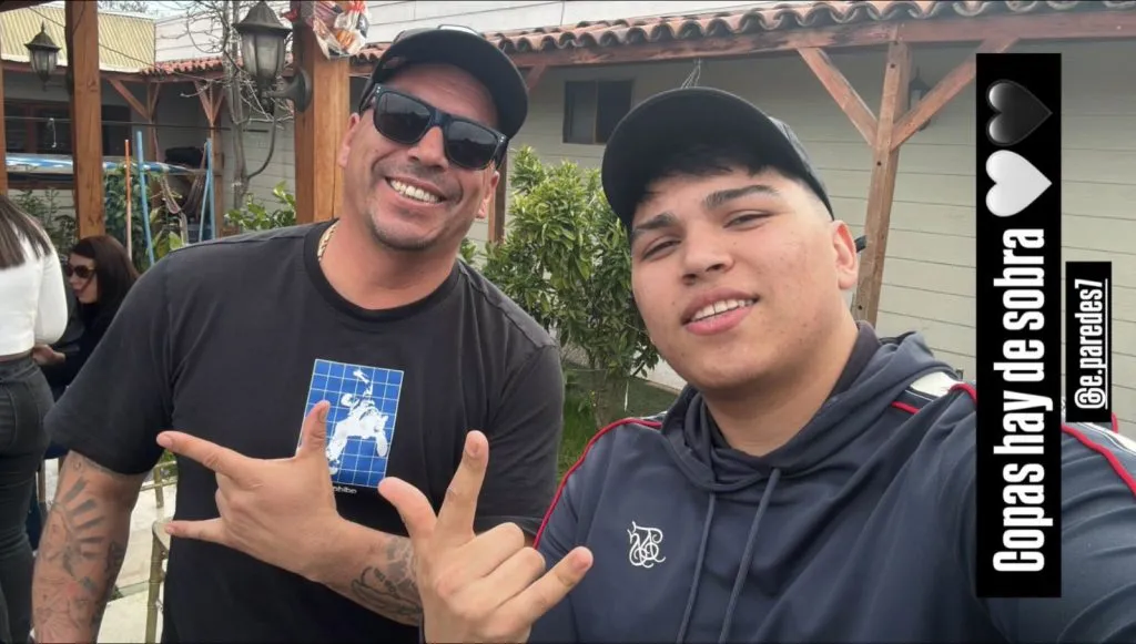 La historia de Paredes que llamó la atención de los hinchas de la U y Colo Colo | FOTO: Instagram