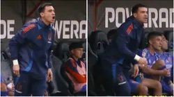 El portero de la Universidad de Chile y su brutal parada de carros a este jugador albo