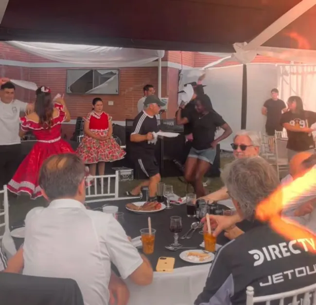 Esta fue parte de la celebración de Fiestas Patrias de Colo Colo. (Foto: Captura)