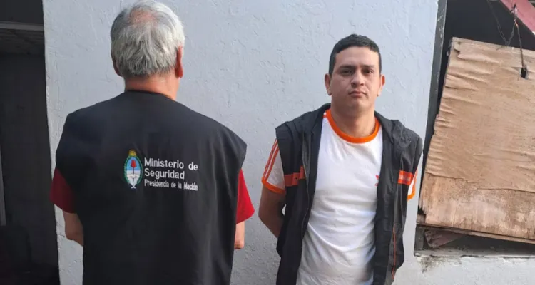 Fernando Jiménez Arguello fue detenido en Buenos Aires (Ministerio de Seguridad).