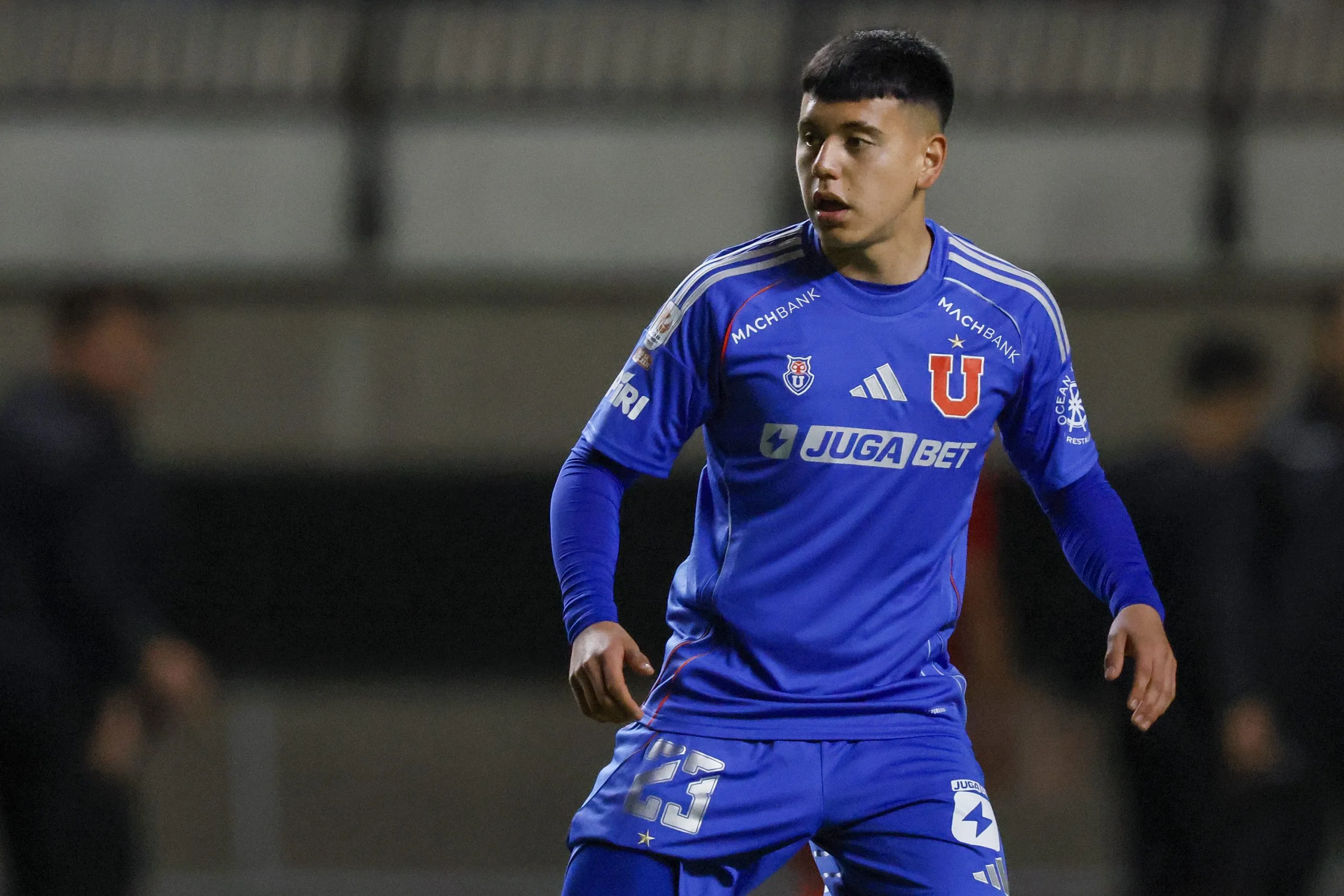 Ignacio Vásquez se lesionó: no estará en el duelo entre Universidad de Chile y Racing Club. (Imagen: Photosport)
