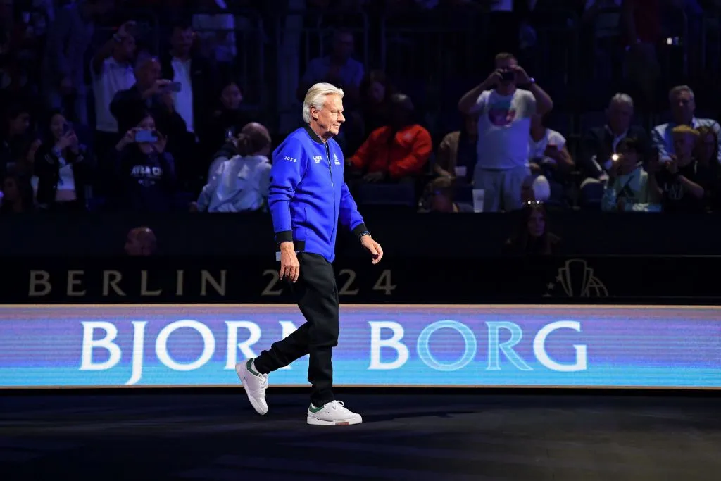 Bjorn Borg también habló sobre su lucha contra la adicción a las drogas (Getty Images for Laver Cup).
