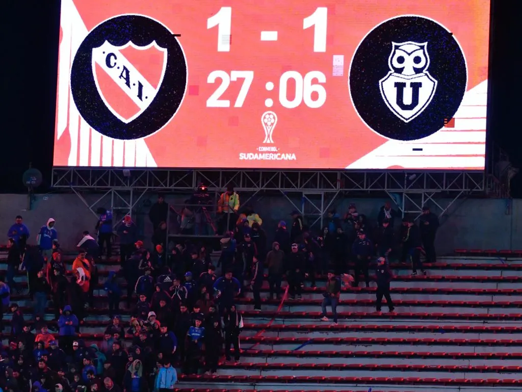 El partido entre Independiente y Universidad de Chile sigue dando que hablar | FOTO: Fotobaires/Photosport