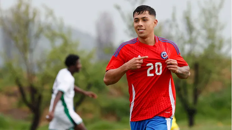 Felipe Faúndez volvió a anotar en La Roja Sub 20. (Foto: Carlos Parra - Comunicaciones FFCH)