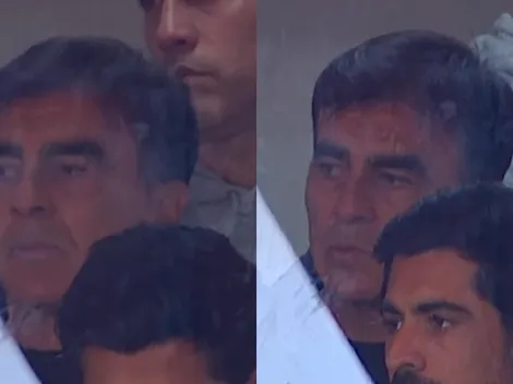 Gustavo Quinteros mira desde el palco la sufrida igualdad de Independiente ante San Lorenzo