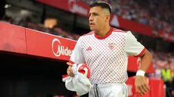 Alexis Sánchez goza de un grato momento en Sevilla de España.