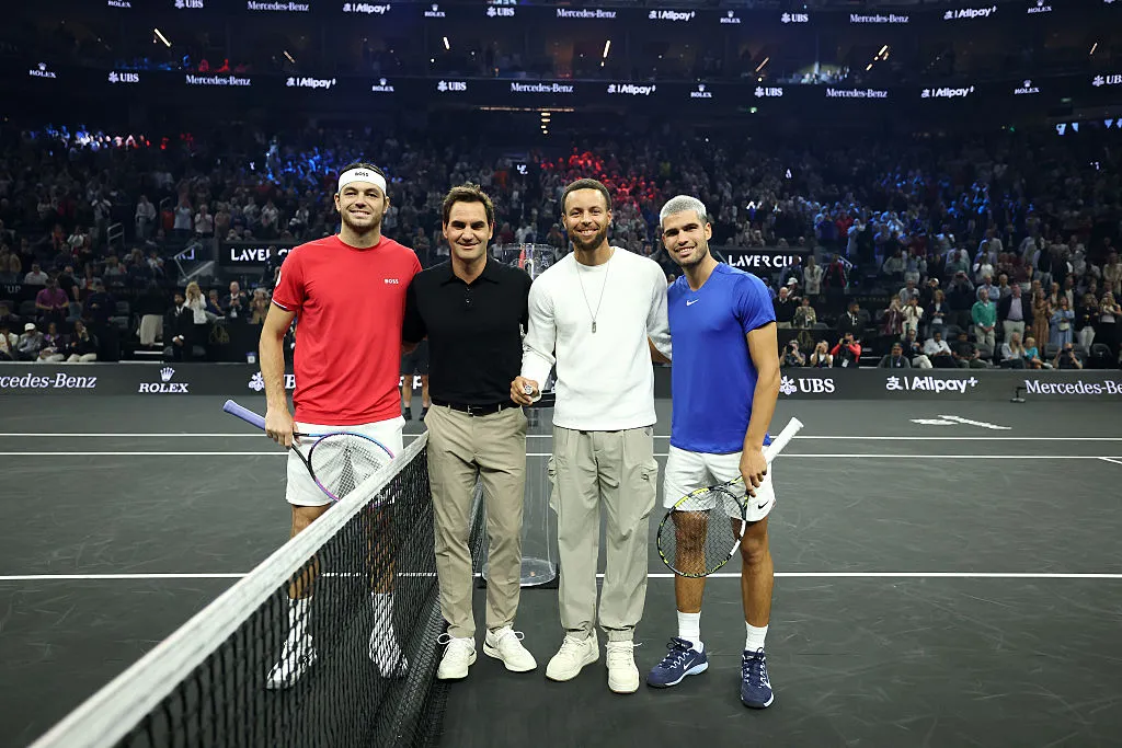 Roger Federer dijo presente en su Laver Cup (Getty Images).