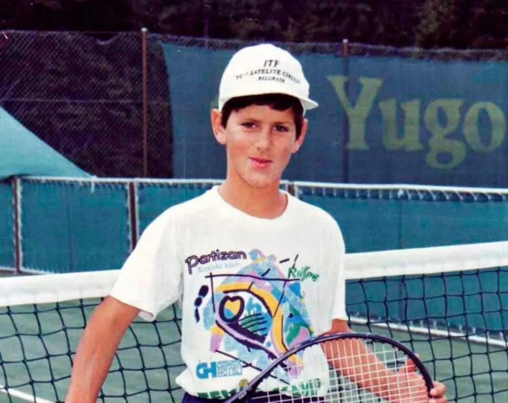Novak Djokovic en sus inicios: una infancia marcada por la guerra de los Balcanes (Archivo).
