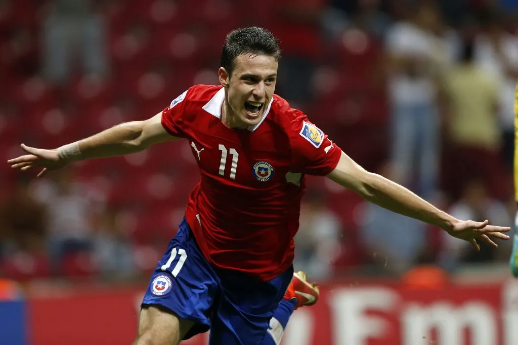 Ángelo Henríquez marcó el último gol de Chile en un Mundial Sub-20. (Foto: Photosport)