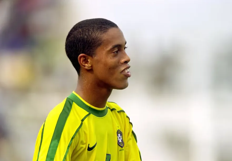 Un joven Ronaldinho con la camiseta de Brasil | FOTO: Archivo