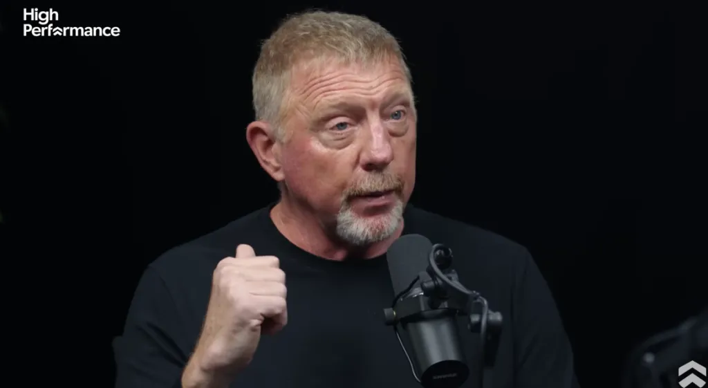 Boris Becker dialogó en el podcast “High Performance” (YouTube).