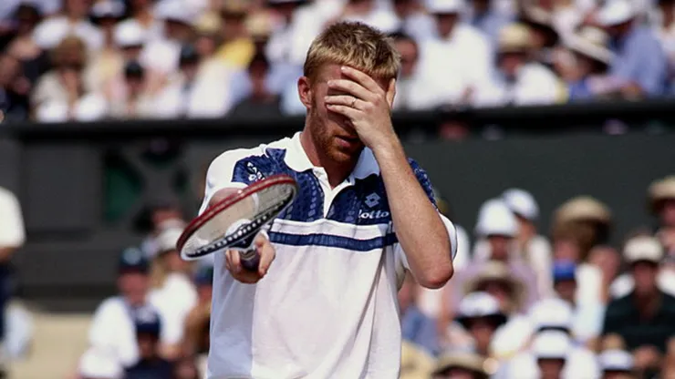 Boris Becker no pudo con el peso de ganar Wimbledon a los 17 años.