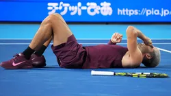 Carlos Alcaraz sintió una fuerte dolencia en el tobillo.