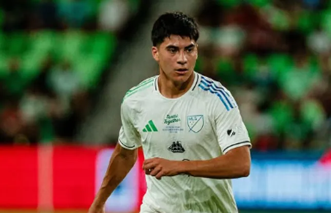 Obed Vargas, jugador del Seattle Sounders que estará presente en el Mundial Sub 20 Chile 2025.