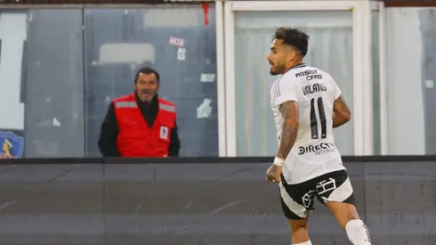 Marcos Bolados abrió la cuenta para Colo Colo ante Deportes Iquique (Foto: Dragomir Yankovic/Photosport)