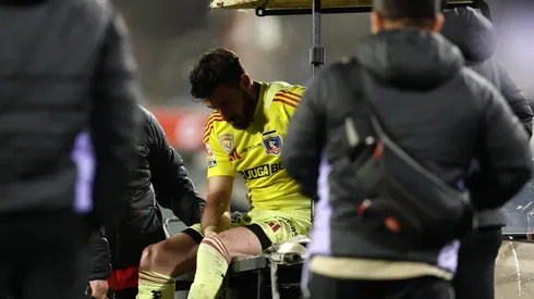 Fernando De Paul salió lesionado en el partido de Colo Colo. (Foto: Photosport)