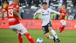 Víctor Felipe Méndez está contento con el triunfo de Colo Colo. (Foto: Photosport)