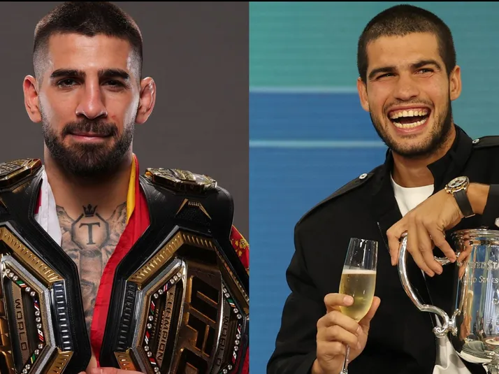 Mientras Alcaraz amasa esta increíble fortuna, estas son las ganancias de Ilia Topuria