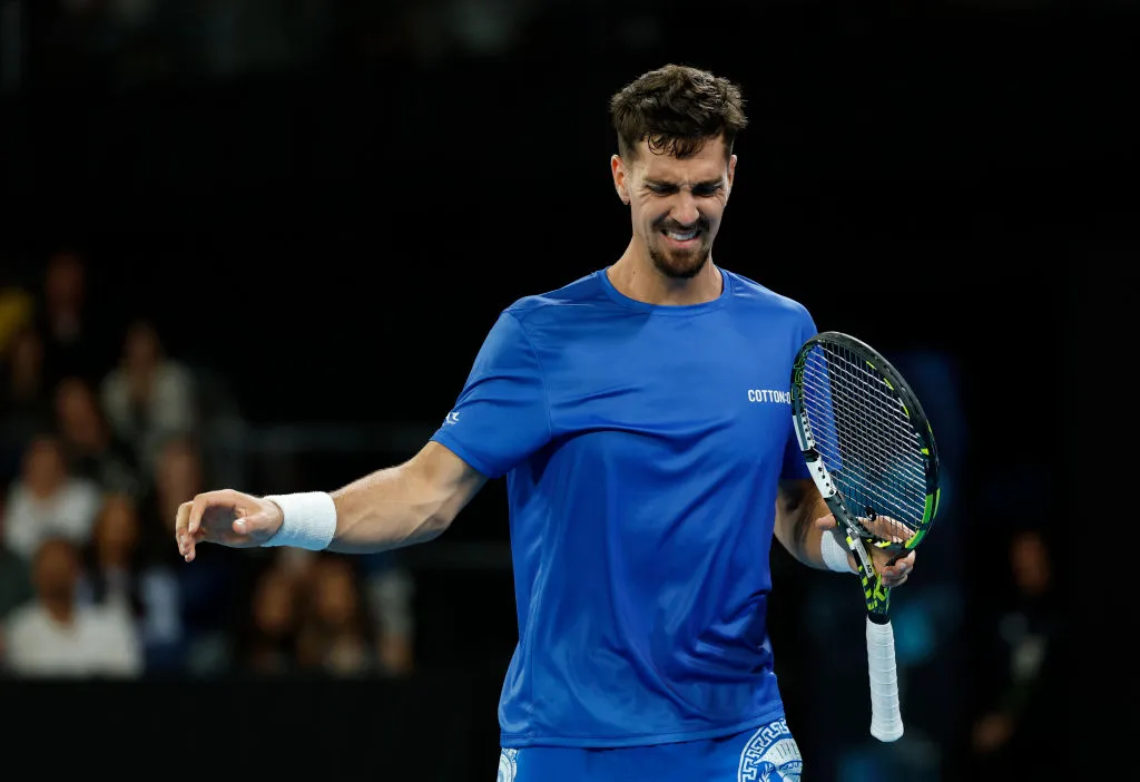 El último torneo de Kokkinakis fue el Abierto de Australia 2025 (Getty Images).