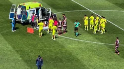 Una dramática situación fue la que se vivió en el Estadio La Portada