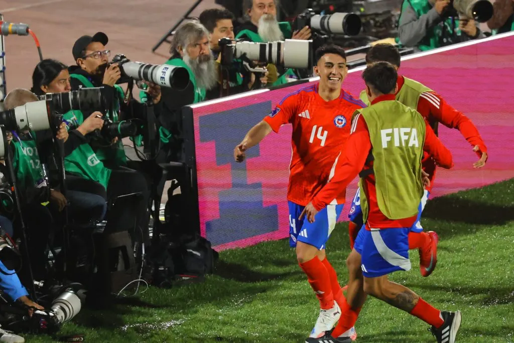 Millán puso el 1-0 ante Nueva Zelanda. | Foto: Photosport