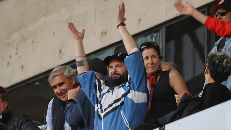 Boric dijo presente en el Claro Arena.