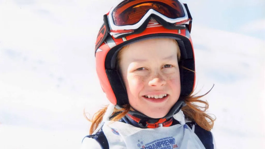 Jannik Sinner en su infancia como esquiador (Archivo).