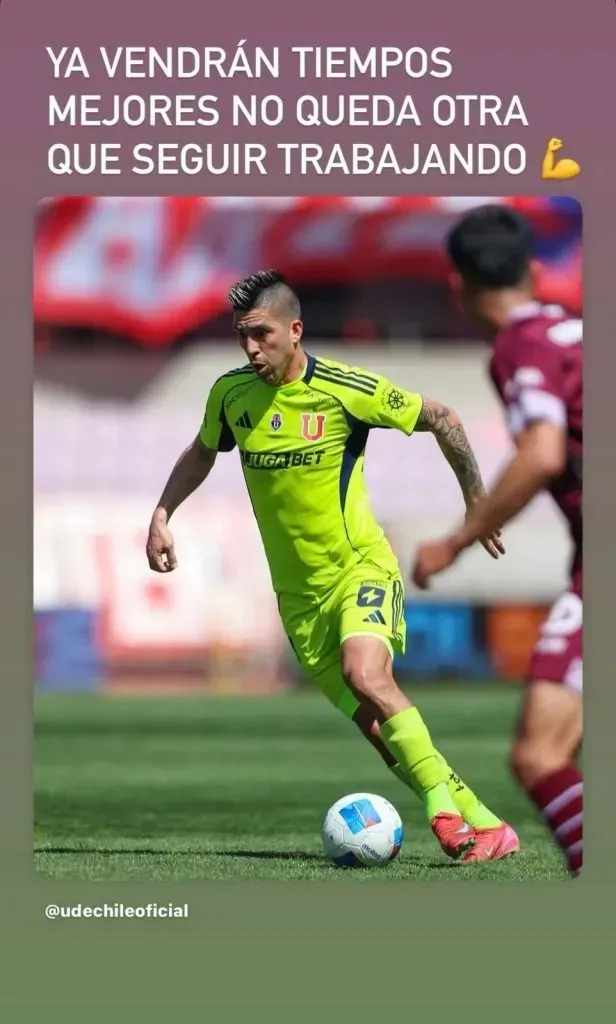 Leandro Fernández subió este mensaje a través de sus redes sociales.