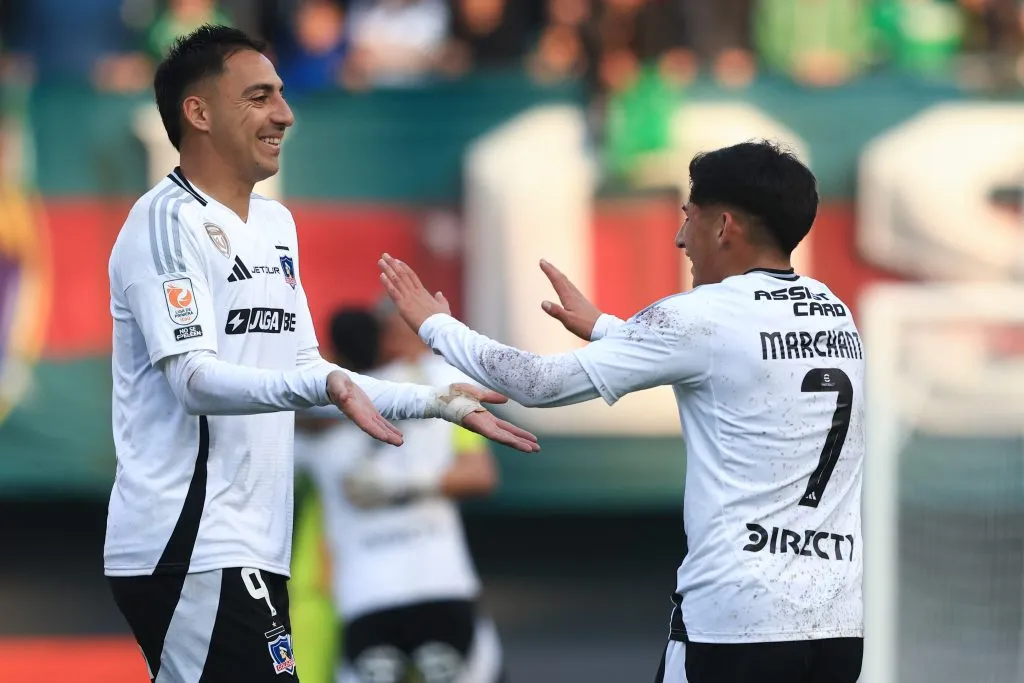 Javier Correa destaca a Francisco Marchant en Colo Colo. (Foto: Felipe Zanca/Photosport)